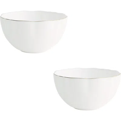 Twig New York Amelie Set Of 2 Fruit, Nut & Rice Bowls In White