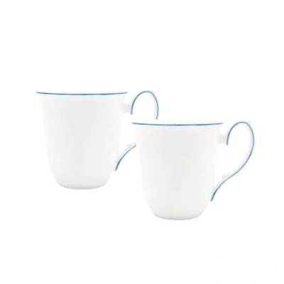 Twig New York Amelie Set Of 2 Mugs In Blue