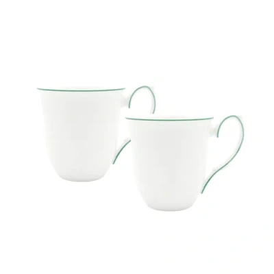 Twig New York Amelie Set Of 2 Mugs In Green