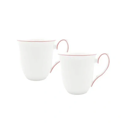 Twig New York Amelie Set Of 2 Mugs In Pink