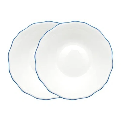 Twig New York Amelie Set Of 2 Soup & Pasta Bowl In Blue