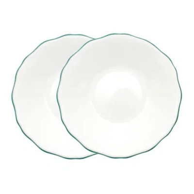 Twig New York Amelie Set Of 2 Soup & Pasta Bowl In White