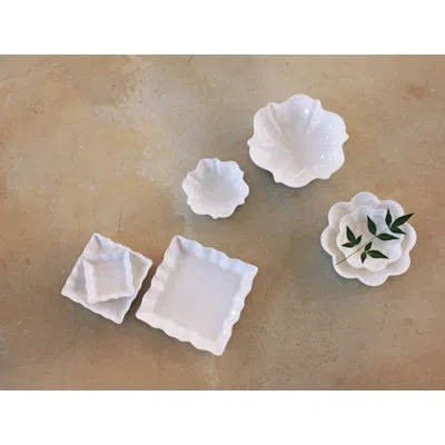 Twig New York Amelie Twig White Porcelain Decorative Bowl In White