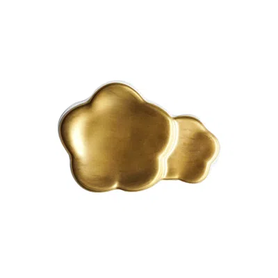 Twig New York Blooming - Flatware Rest - Full Gold In Yellow