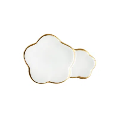 Twig New York Blooming - Flatware Rest - Gold Line In Yellow