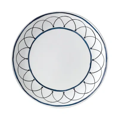Twig New York Blue Bird 10" Dinner Plate In Blue;white
