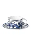 Twig New York Blue Bird Cup Saucer In Multi