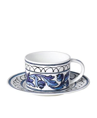 Twig New York Blue Bird Cup Saucer In Multi