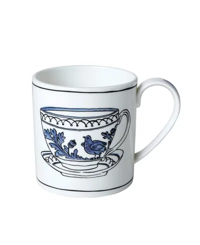 Twig New York Blue Bird Mug In Multi