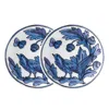 Twig New York Blue / White H. Blue Bird - Set Of Two Appetizer Plates