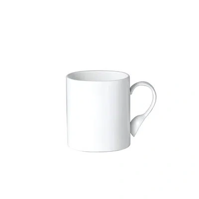 Twig New York Cutlery Oval Bone China Coffee Mug In White