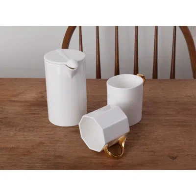 Twig New York Cutlery Teapot/jug With Lid In White