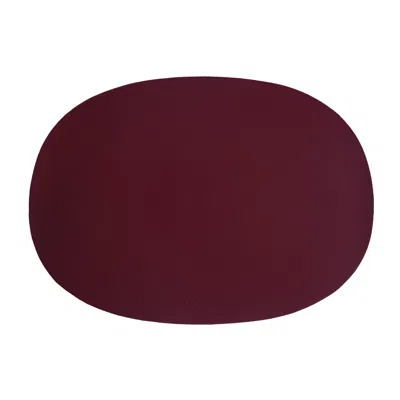 Twig New York Deco Placemats, Set Of Two - Burgundy