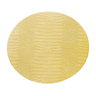 Twig New York Dovi Placemats, Set Of Two - Cream Yellow