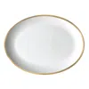 Twig New York Golden Edge - 11in. Oval Platter In Gold