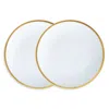 Twig New York Golden Edge 8 Salad Dessert Plate, Set Of 2