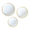 Twig New York Golden Edge Assorted Canape Dishes, Set Of 3