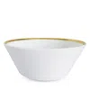 Twig New York Golden Edge Cereal Soup Bowl In White