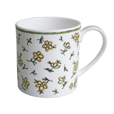 Twig New York Green / White H. Daisy Chain - Mug Version Two In Multi