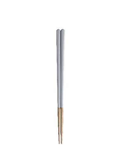 Twig New York Grey Mono Chopsticks Set Of Four - Gray