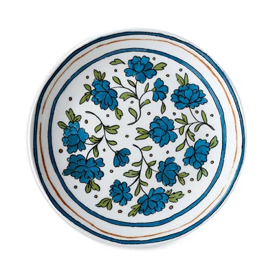 Twig New York H. Bachelor Button 8 Salad Dessert Plate In Blue