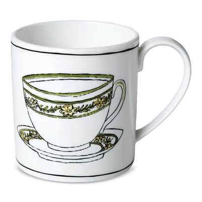 Twig New York H. Daisy Chain Mug Number 1 In White
