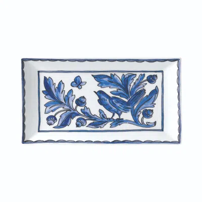Twig New York H.blue Bird - 11 In. Rectangular Platter