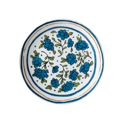 Twig New York Heritage 8.5" Appetizer Plate In Blue;white;green