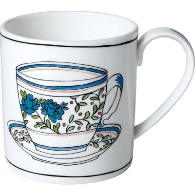 Twig New York Heritage Bachelor Button Mug In Blue