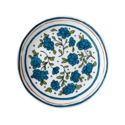 Twig New York Heritage Bachelor Button Salad Plate In Blue