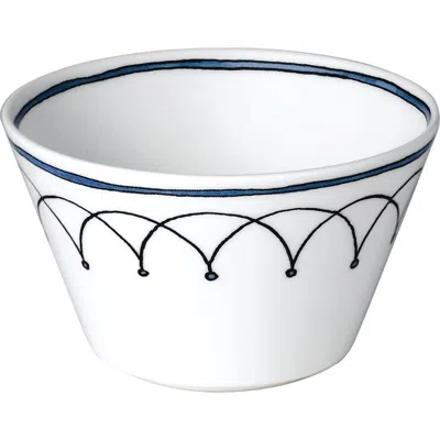 Twig New York Heritage Blue Bird Fruit & Nut Bowl In White