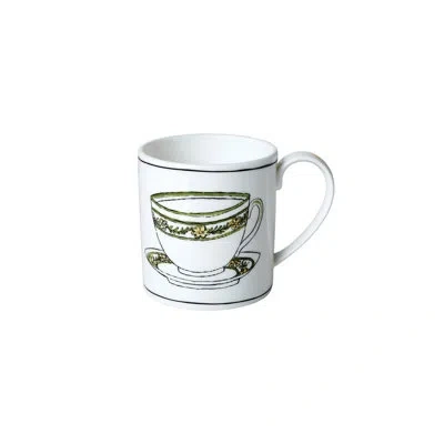 Twig New York Heritage Bone China Coffee Mug In White