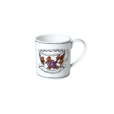 Twig New York Heritage Bone China Coffee Mug In White