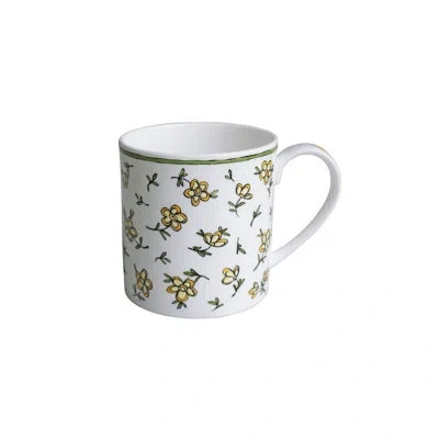 Twig New York Heritage Bone China Dinnerware In White;green;yellow
