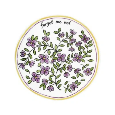 Twig New York Heritage Forget Me Not Salad Plate In Multi