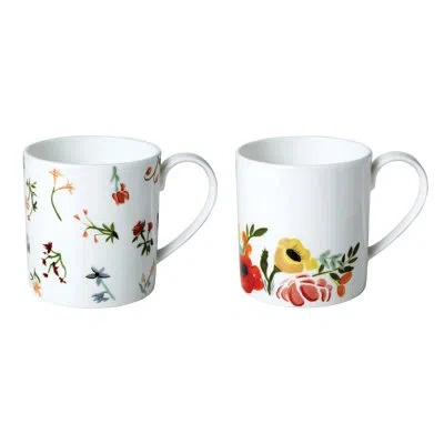 Twig New York Language Of Flowers Coffee Mug In White