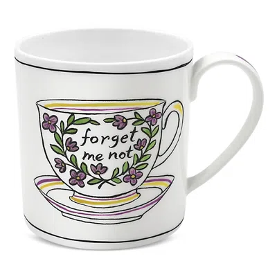 Twig New York Molly Hatch Forget Me Not Mug In White