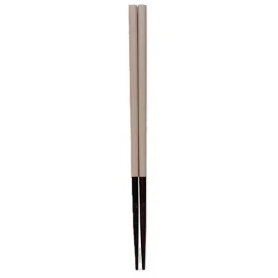 Twig New York Neutrals / Brown Sandal Chopsticks Set Of Four - Beige