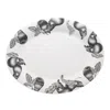 Twig New York Olive Market - 16 In. Serving Platter - Eggplant In Gray
