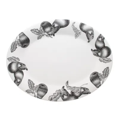 Twig New York Olive Market - 16 In. Serving Platter - Eggplant In Gray