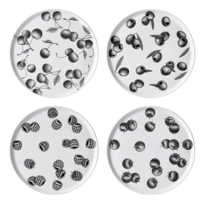 Twig New York Olive Market - Set Of Four Salad & Dessert Plates