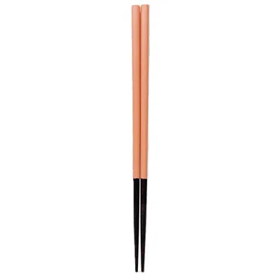 Twig New York Orange Sandal Chopsticks Set Of Four - Coral