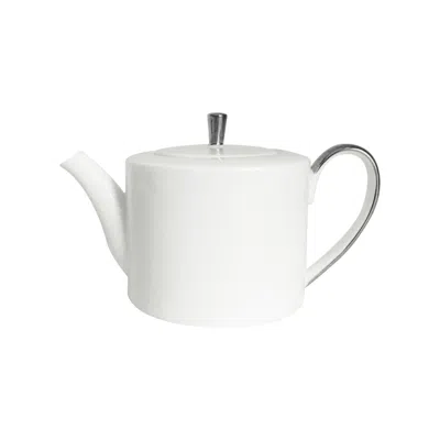 Twig New York Platinum Edge - Teapot In White