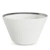 Twig New York Platinum Edge Dessert/fruit Bowl In White