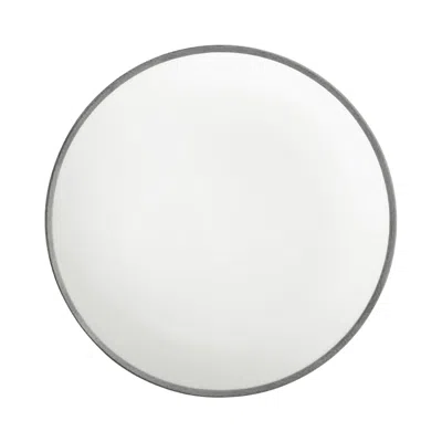 Twig New York Platinum Edge Dinner Plate In Gray