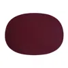 Twig New York Red Deco Placemats, Set Of Two - Burgundy In Red