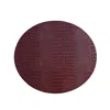Twig New York Red Dovi Placemats, Set Of Two - Burgundy In Burgundy