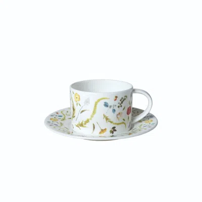 Twig New York Scandinavian Floral - Teacup & Saucer In Multi