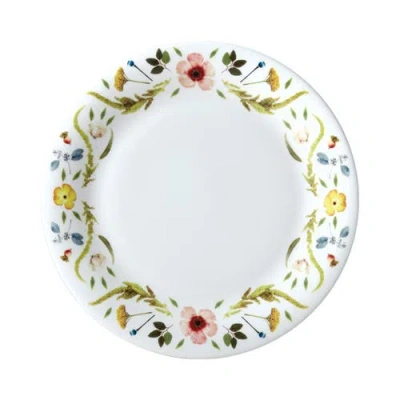 Twig New York Scandinavian Floral Dinner Plate In White