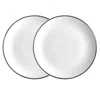 Twig New York Silver Alex Platinum - Set Of Two, 8 In. Salad / Dessert Plate In Silver